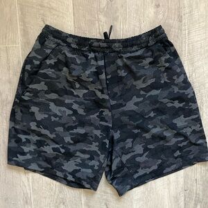 Men's Black Camo Shorts